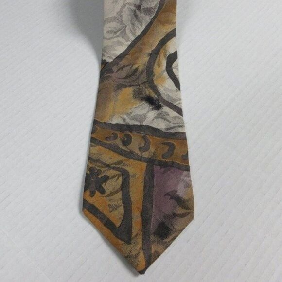WEMBLEY Men's 100% Imported Rayon Tie Made in U.S.A. 58.5‎ Inches - Picture 2 of 7